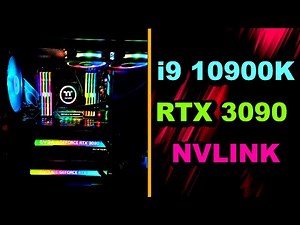 RTX 3090 SLI Benchmarks | Multi GPU Worth It | RTX 3090 and 10900k | RTX 3090 NVLINK | 3090 SLI