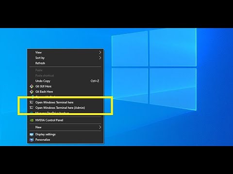 How to setup the New Windows Terminal Right-click menu