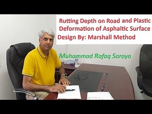 Step 29.2 Rutting Analysis of Asphaltic Surface