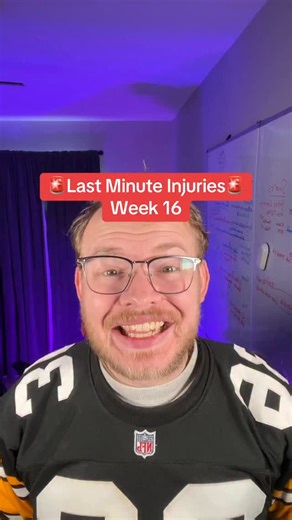 No BS Fantasy Football on Instagram: "Last minute injury updates for Week 16 #fantasyfootball"