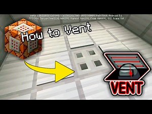 How to make an Among Us Vent in Minecraft using Command Block