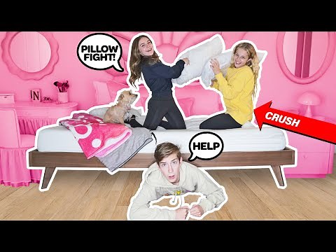 I Spent the Night in my Crush's House & She had No Idea **24 HOUR CHALLENGE** 😱| Sawyer Sharbino