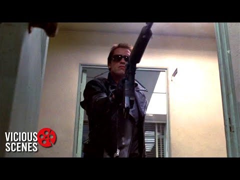 The Terminator (1984) - Police Station Scene | Vicious Scenes