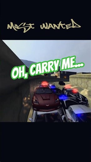 Cops carried him until the game reset... 😅🔥 #needforspeed
