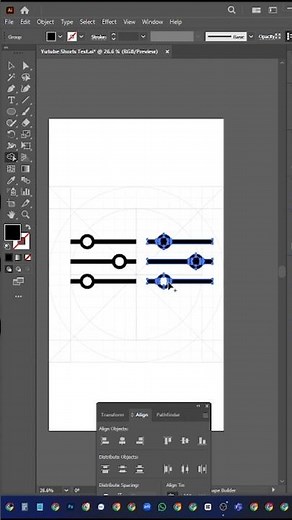 filter control settings vector. #trending #icondesign #tutorial #shorts