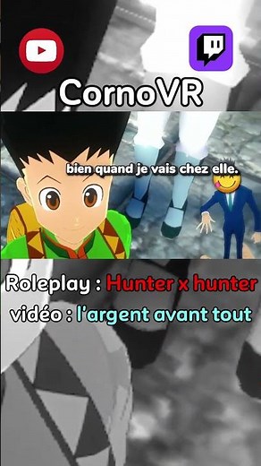 #vrchat #roleplay #vr #funny #hunterxhunter #vrshorts #shorts