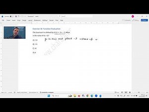 (s3e18) SAT Function evaluation SAT Math solution