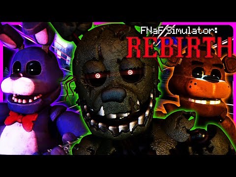 FNAF Simulator: REBIRTH | Springtrap Has Broken FREE From The Safe Room! [Full Demo]