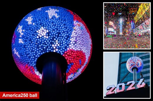 Times Square to hold second ball drop in July to mark America’s 250th birthday