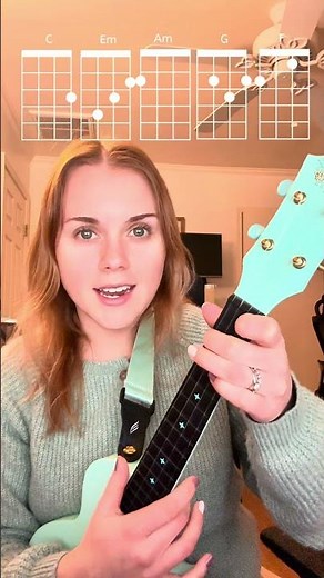 Easy ukulele songs for beginners! Count on Me by Bruno mars tutorial 🫶 #ukulele #tutorial #fyp