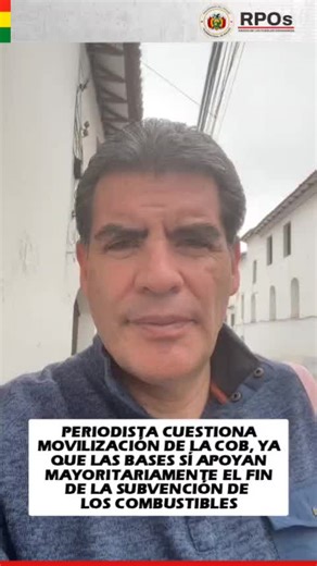 Controversia en la COB sobre Subvención de Combustibles