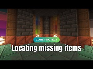 Find Lost Items with CoreProtect on your Minecraft Server