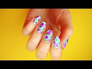 Bold Floral Nails for Spring! [No Tool Nail Art]
