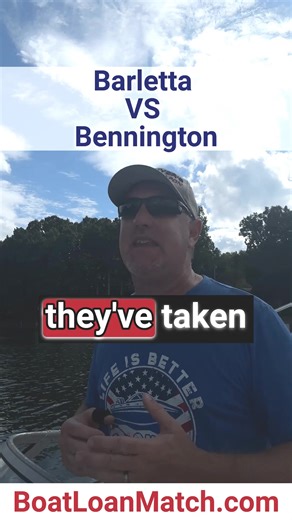 Barletta or Bennington? Known for superior construction, Barletta sets the bar high, yet Bennington's dealership advantage is compelling. Weigh in with your favorite! ⚓ Financing a portion of your boat purchase, check out this free service and explainer video: www.boatloanmatch.com." | Boater's Secret Weapon w/ Captain Matt