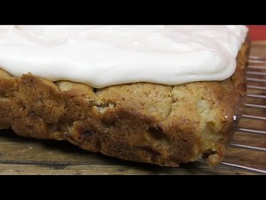 How To Make Spiced Apple Cake with Rum Cream Cheese Icing - Recipe