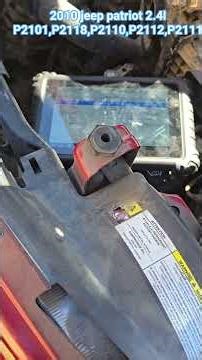 2010 JEEP PATRIOT 2.4L THROTTLE BODY TEST