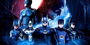 Every Live-Action Batman Unites For Epic Crossover Movie In New DC Fan Poster