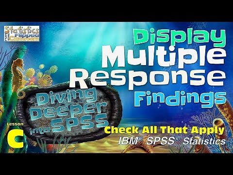 Displaying Multiple Response Findings in SPSS