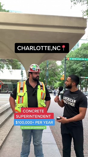 Charlotte,NC📍#fypシ #fyp #construction #constructionlife #concrete #motivation #education #salary #advice #career #hardwork #job #jobs #charlotte #charlottenc #northcarolina
