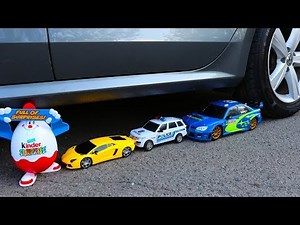 Crushing Crunchy & Soft Things by Car! EXPERIMENT: TOYS CARS VS CAR