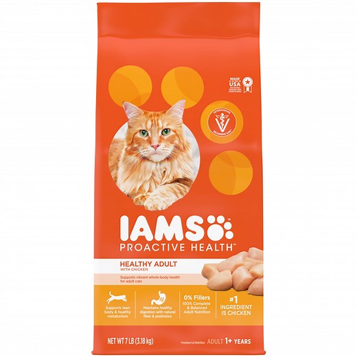 Iams Proactive Health Chicken Dry Cat Food, 7 Lb Bag