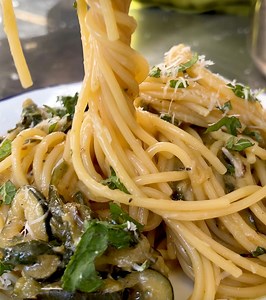 99K views · 656 reactions | Our video producer Gabe told me about a slow-cooked courgette pasta that he makes at home the other day and I could not stop thinking about it. This is my version of that six-ingredient dish. It’s super simple to make but being patient when cooking your courgettes is the key to bringing it all together. Sophie x Full recipe: https://www.mobkitchen.co.uk/recipes/slow-cooked-courgette-pasta #Mob | Mob | Facebook