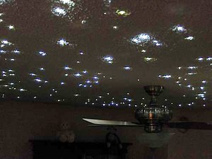Incredible Custom Fiber Optic Starfield Ceiling