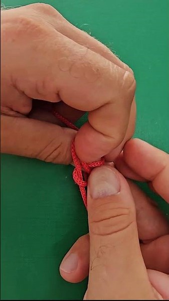Alpine butterfly fishing knot - how to tie a loop in the middle of the fishing line on ready gear