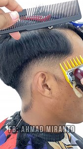 682K views · 6.9K reactions | simple overcomb using guard 2 #easytrickie #easytechnique #easyhaircut #haircuttutorial #overcomb #scissors #blend #using #guard2 #fblifestyle #everyone #fyp #asmr | Ahmad Miranto | Facebook