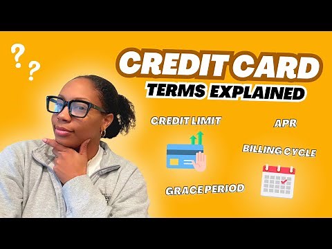 Credit Card Terms Explained - Basics for Beginners