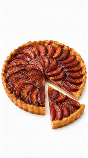 The EASIEST (and irresistible 🍯✨) Honey & Spice Plum Tart