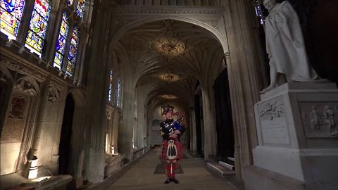 Queen reunited with Prince Phillip as her coffin is lowered into the Royal Vault