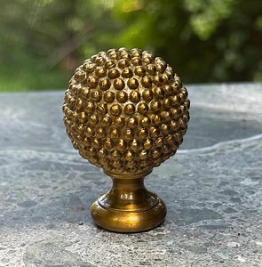 Antique Brass Lamp Finial - Etsy