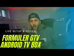 Formuler GTV Android TV Box Live Setup & Review