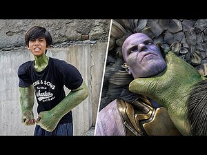 HULK vs. THANOS in Real Life | Epic Battle and Transformation | A Short Film VFX Test