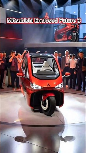 2026 Mitsubishi Enclosed Trike 😱 The Future 3-Wheel Cabin Bike Is INSANE! Futuristic Mobility