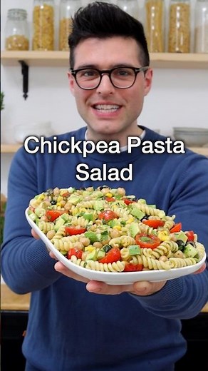 Easy Chickpea Pasta Salad in 20 minutes