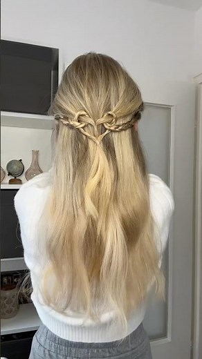 Einfach zu cute🫶🏼 #hairstyle #frisuren #hairtutorial #oktoberfest #cutehairstyle #wiesn