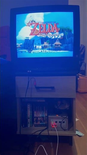 Is my setup peak #gamecube #nintendo #zelda