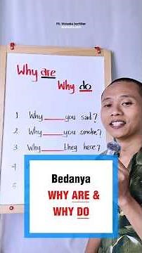 WHY ARE / WHY DO how to differentiate? #beginnerenglish #basicenglish