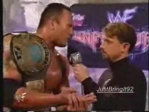 Unforgiven 2000- The Rock interview - video Dailymotion