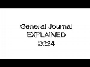 General Journal Explained Proper by Accounting Solution SA 👌