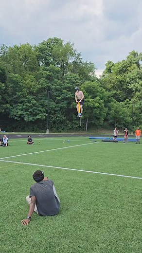 NEW WORLD RECORD! The Duncan Pogo Show with the furthest forward pogo jump 23' 6.5" | Xpogo