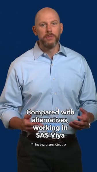 12 reactions | If you are thinking “show me the data,” here it is. SAS Viya delivers more than 86% lower cloud operating costs. You can lower your cloud-spend without sacrificing value. Where time is money, SAS Viya saves you both. Get the facts on a faster, more productive AI and analytics platform. www.sas.com/facts #SAS #SASViya | SAS Software | Facebook