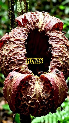 The Rafflesia arnoldii produces the largest flower, emitting a rotting flesh odour to lure insects.