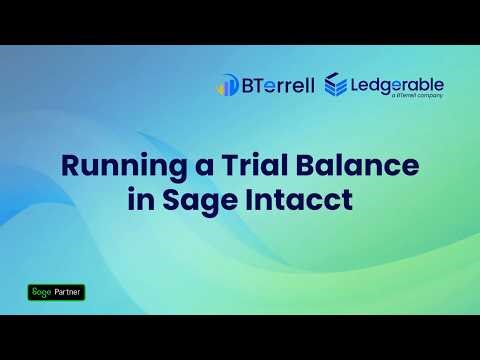 Mastering the Trial Balance - A Step-by-Step Guide