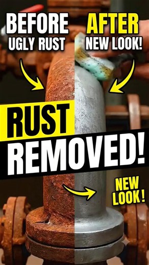 Rust Romoved!😯 Rust Disappears Instantly! #RustRemoval #Satisfying #ASMR #RestorationMagic #relaxing