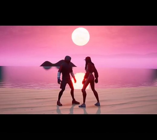 Lovely Fortnite Kissing Scene with Ruby and Ikonik