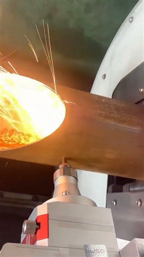 Best Tube Laser Cutting Machine | Industrial Laser Demo #welding #automobile