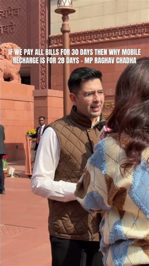 Raghav Chadha EXPOSES Telecom “28-Day Monthly” Recharge Scam in Parliament | Jio, Airtel, VI | Viral